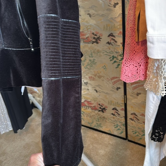 WHITE HOUSE BLACK MARKET MOTO STYLE JACKET SIZE MEDIUM - Picture 7 of 15